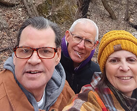 Larry Heiserman and his family.