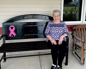 Velda Roe at Good Samaritan Society in Superior, NE.