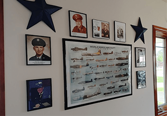 More memorabilia on the Spokane Valley veterans wall